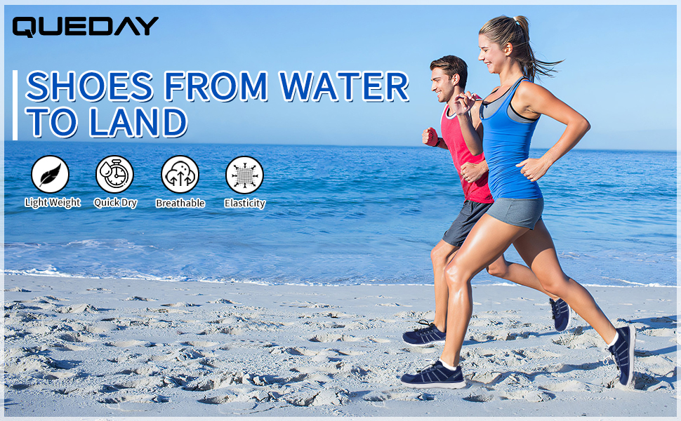 Queday Shoes From Water To Land