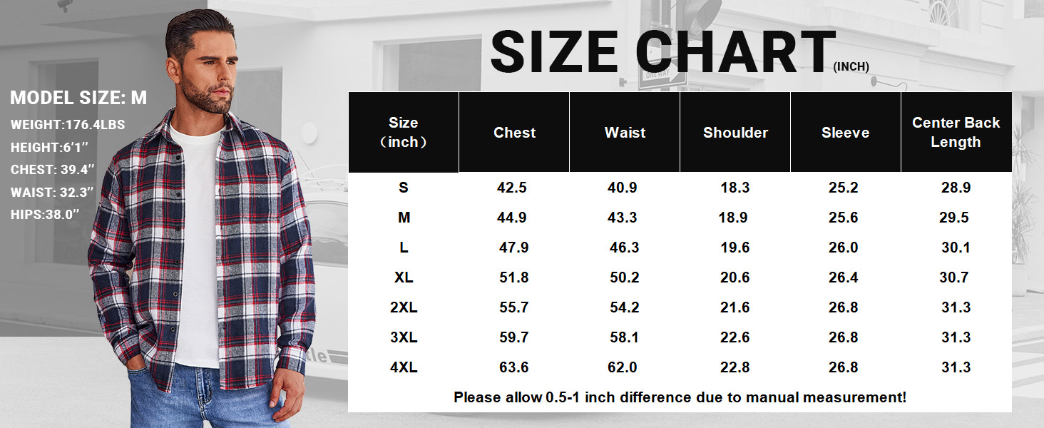 men's flannel shirts