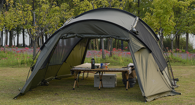 TOMOUNT TRT-MAX Ver.2 2ルームテント 一回使用 TOMOUNT TRT-MAX Ver.2 2ルームテント 一回使用 TOMOUNT トンネル