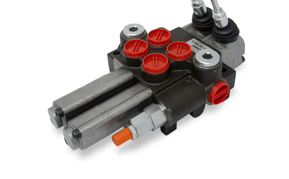 Monoblock Hydraulic Directional Control Valve, 2 Spool w