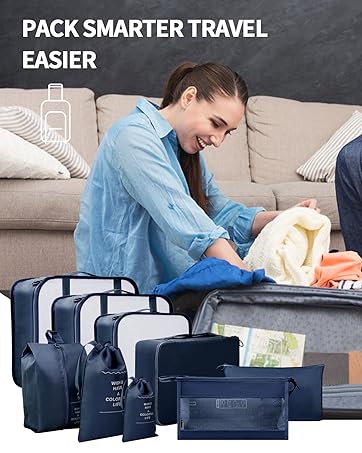 packing cubes travel organizer