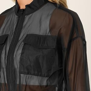ジャケット・アウター sheer tumbler jacket / aere aere /sheer tumbler jacket