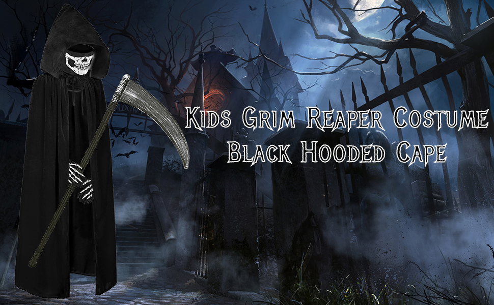 BABYL CloakedFigureTSHIRT REAPER 海外M Amazon.com: Bnibol 4-Pcs Adult Grim Reaper Costume,With