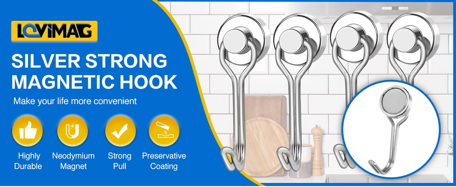 LOVIMAG Cruise Ship Essentials, 25LBS Swivel Hooks