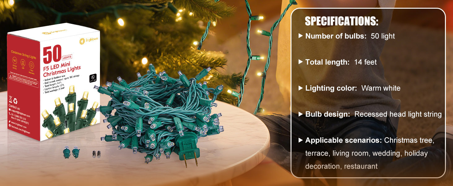 christmas trees with lights