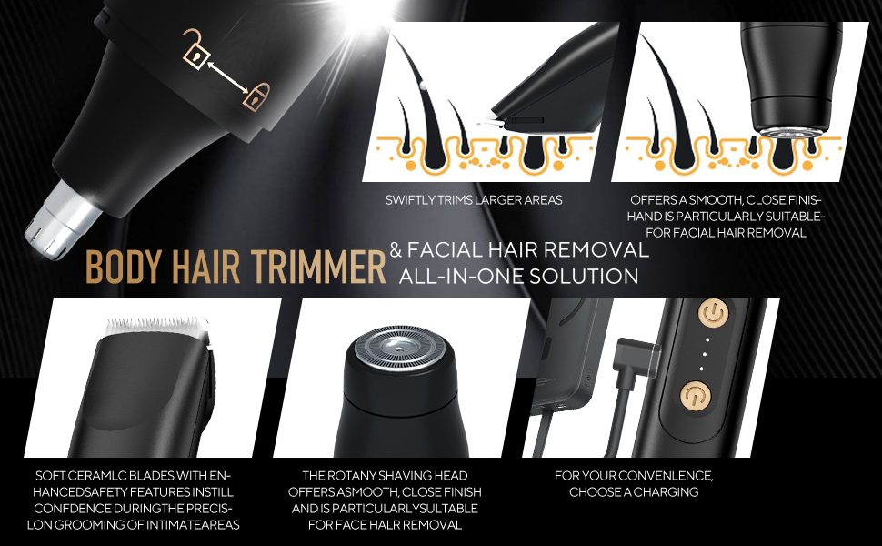 body hair trimmer for men