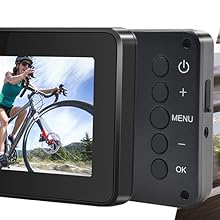 PARKVISION 自転車　バックミラー　リアビューカメラ　モニターセット Amazon.co.jp: PARKVISION 自転車バックミラー 1080Pリアビュー