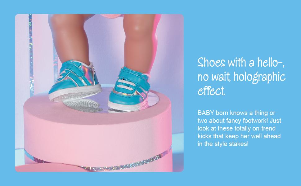 BABY born 831779 Sneakers Blue 43cm