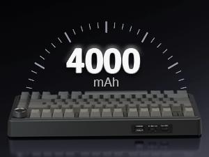 AULA F75 75% Side-Engraved Keycaps Wireless Hot Swappable | Pre-lubed Linear Switches | RGB Backlit | 2.4GHz/Type-C/Bluetooth Mechanical Gaming Keyboard (Side-Engraved + Gradient-Gray Reaper Switch)
