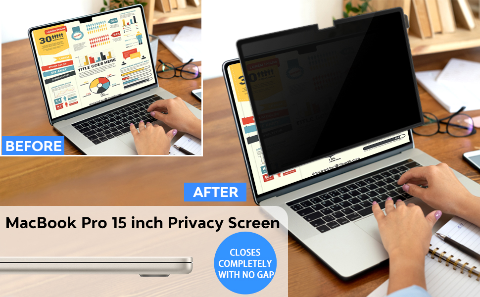 ZOEGAA MacBook Air 15 inch Privacy Screen (20232024