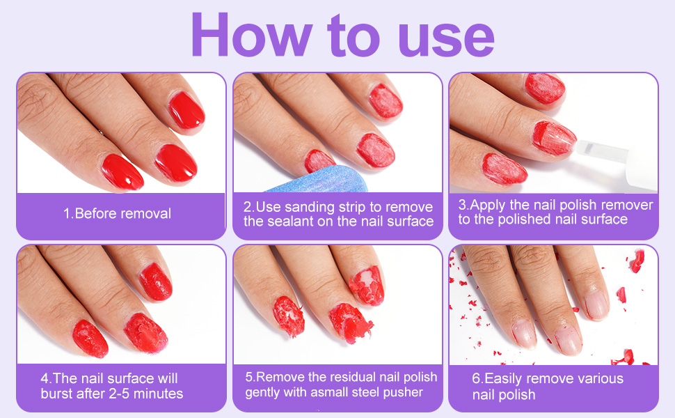 gel nail polish remover