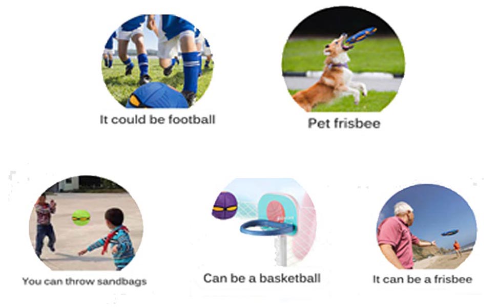 Football Flat Throw Disc Flying Toys Venting Decompression air Hover Outdoor Garden Beach birthday