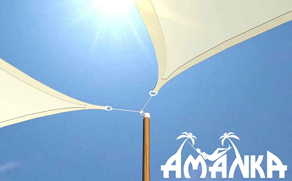 Amazon.de: AMANKA UPF50+ UV Sonnensegel 3x5 Polyester Rechteck