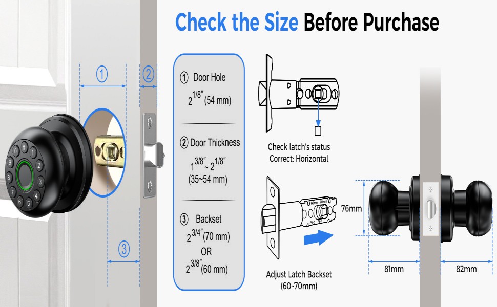 413 Smart Fingerprint Door Lock