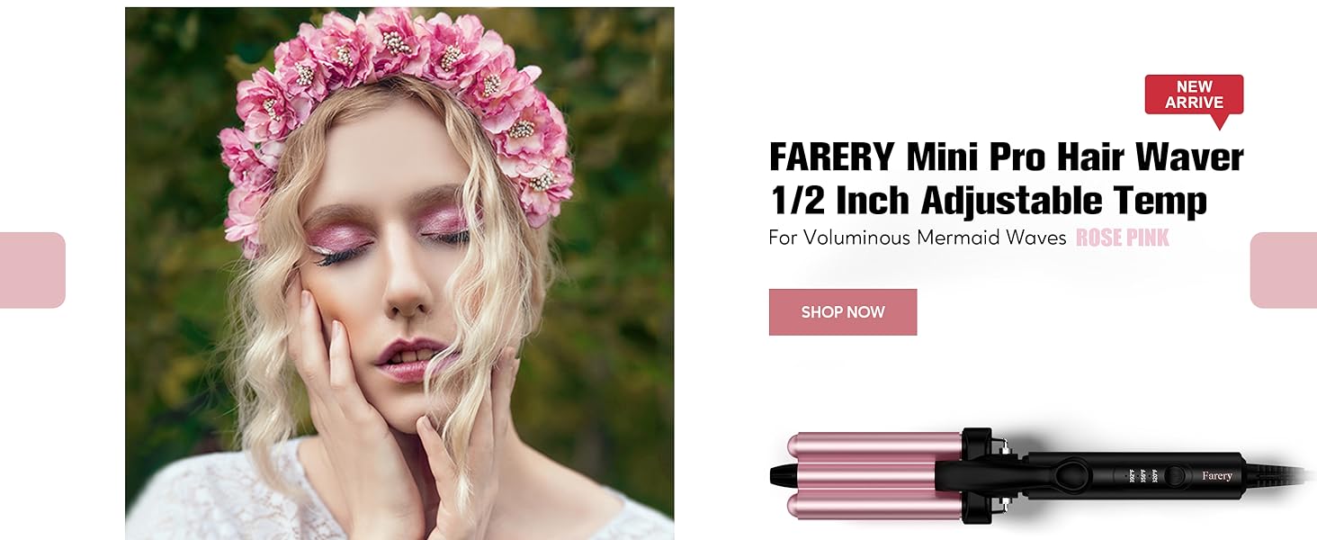 farery hair crimper for women beach waves