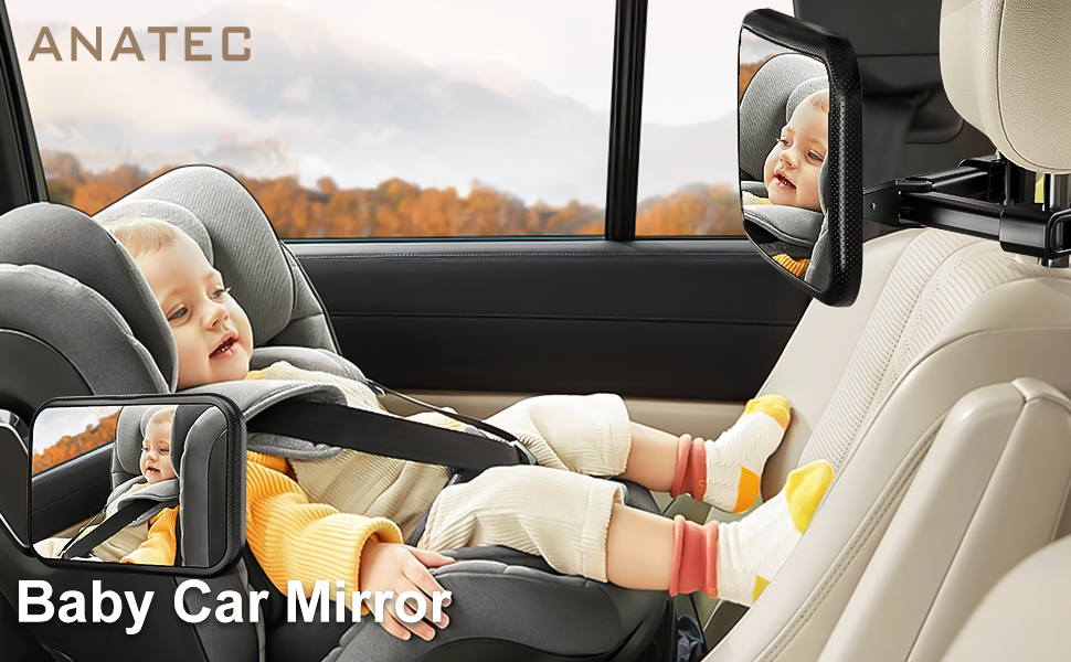 baby car mirror car seart mirror