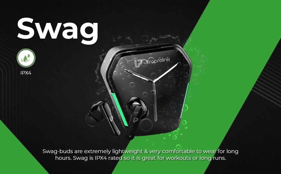 UltraProlink Swag UM1040 Truly Wireless Bluetooth Earbuds with Mic