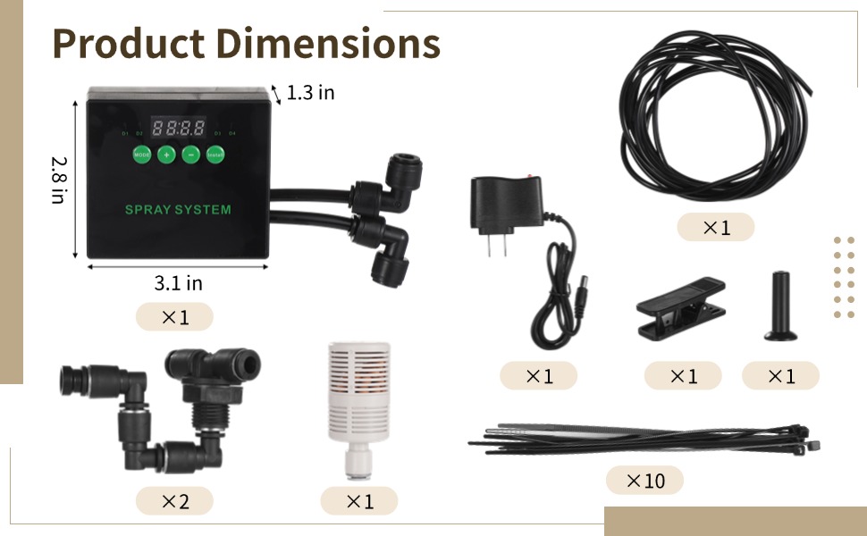 reptile misting system