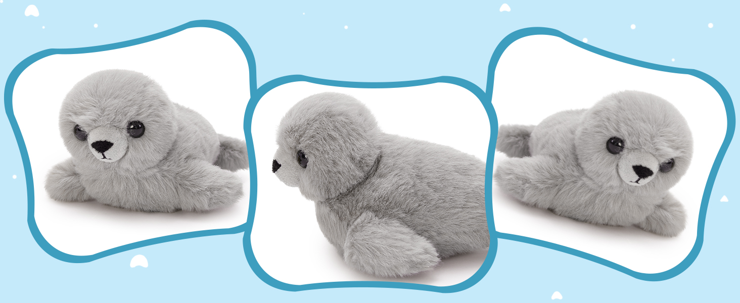 stuffed seal pup