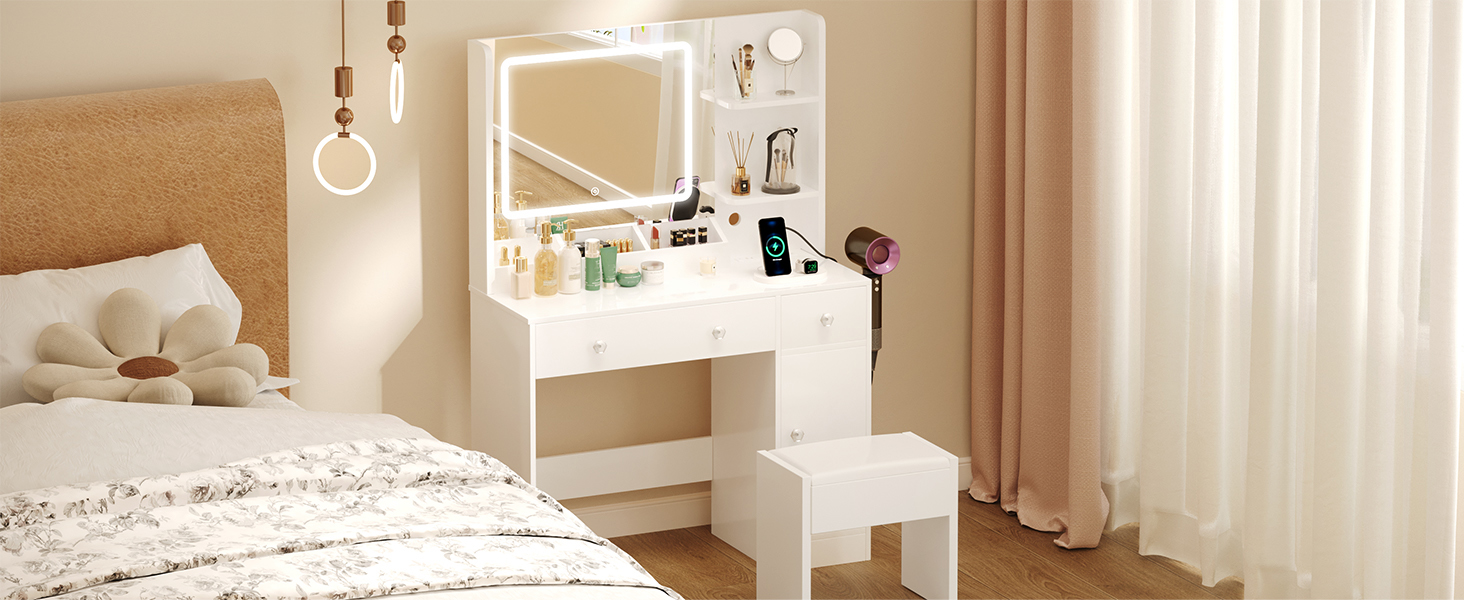 makeup table