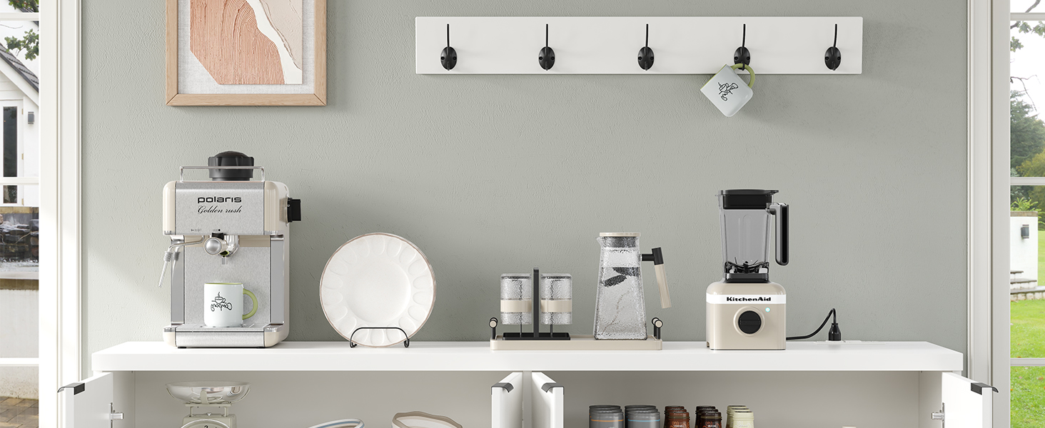 Buffet with Storage Accent Sideboard Modern