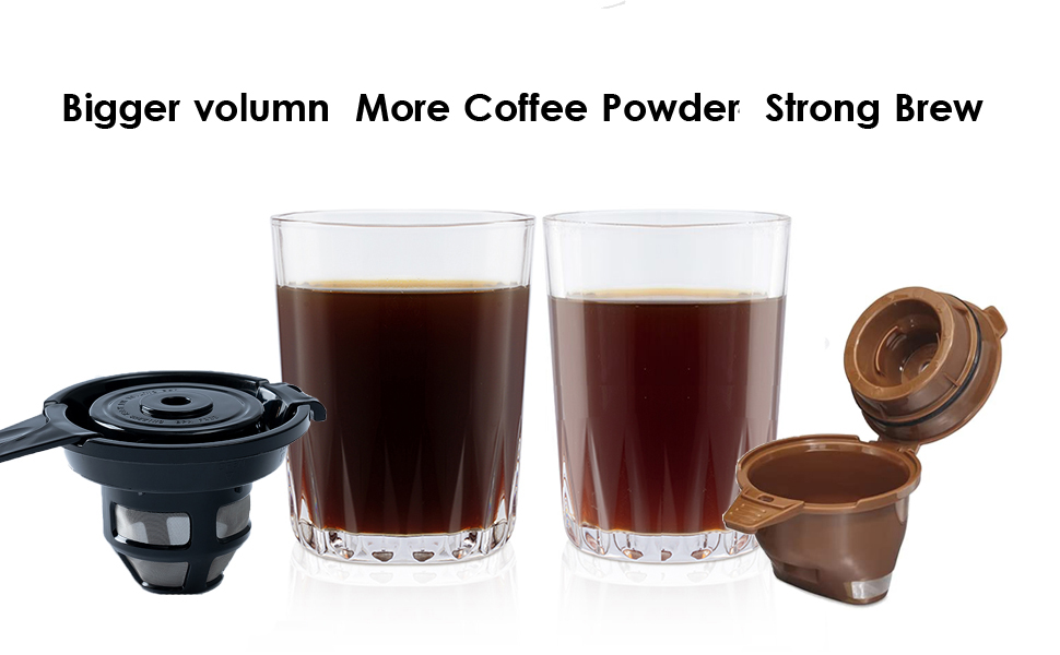 2PCS Hamiltion Beach FlexBrew Reusable Coffee Capsule Filter