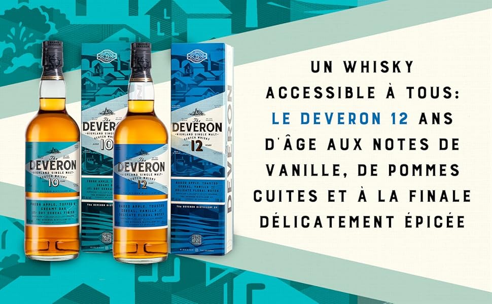 The Deveron 10 Ans Single Malt Highland Scotch Whisky avec étui, 70 cl Amazon.fr Epicerie