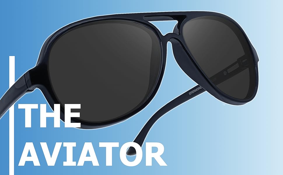 aviator polarized sunglasses for men