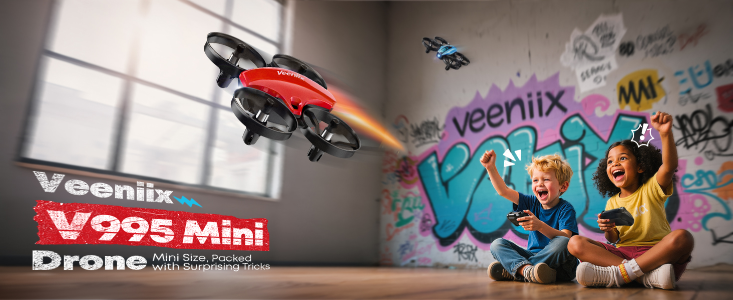 V995-red Mini drone for kids