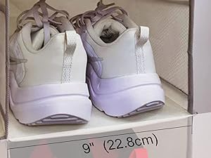 hanging shoe organizer 8-shelf beige