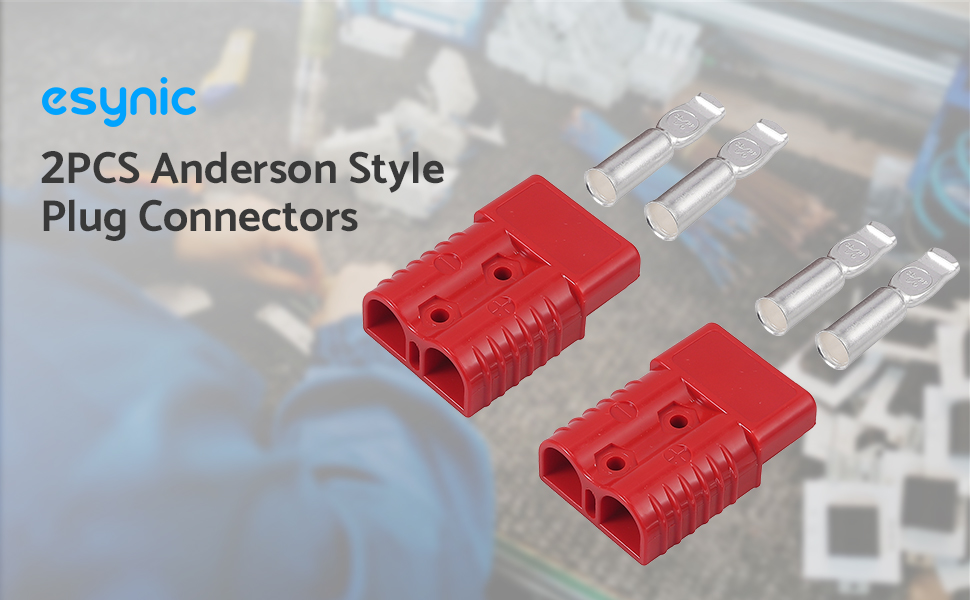 eSynic 175Amp Battery Connector 2Pcs Professional Quick Connector Plug