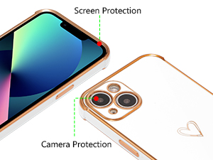 iPhone 15 case screen & camera protection