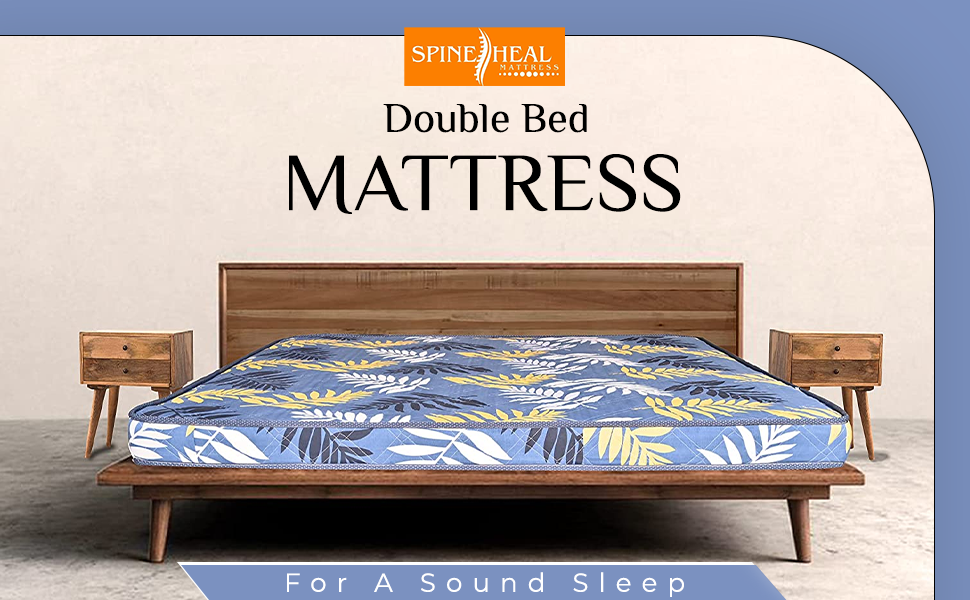 SPINEHEAL MATTRESS Orthofit 4 inch Dual Comfort Double Bed Size