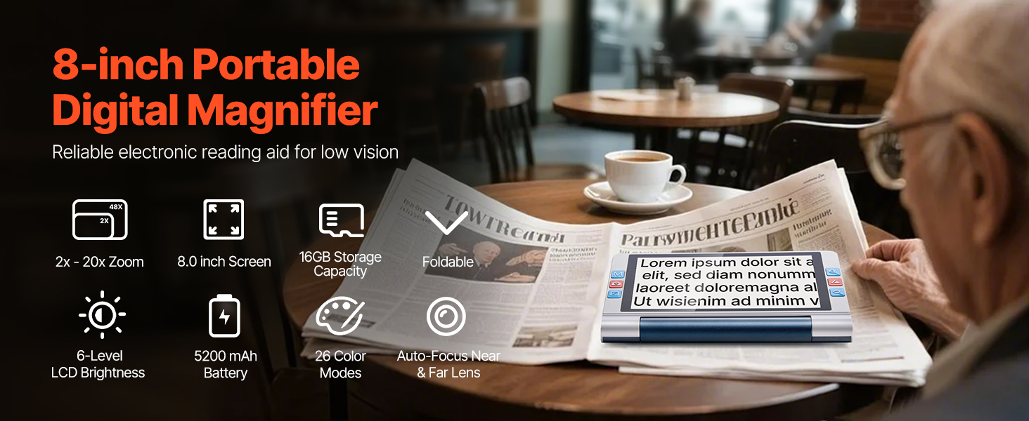portable digital magnifier