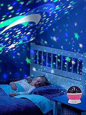 Plastic Star Projector Night Lamp