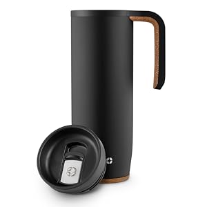 Ello 18oz Magnet Vacuum Insulated Stainless Steel Travel Mug with Handle