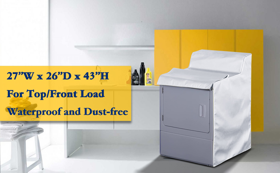 Covolo Outdoor Washing Machine Cover,Washer/Dryer Cover