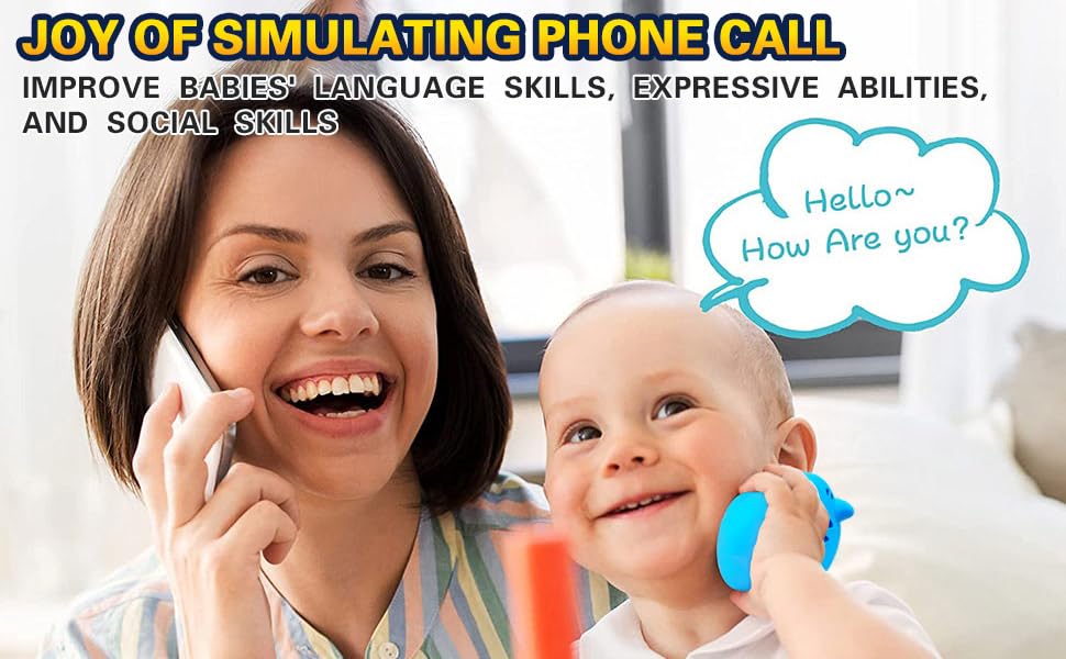 AESTEMON Toys for 1 Year Old Boy Gifts, Baby Cell Phone