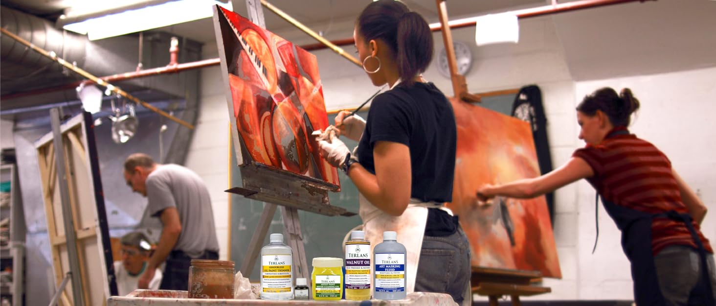 paint thinner, paint brush cleaner, wood wax, paint solvent, oil painting, oil solvent