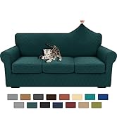 YEMYHOM 2023 Newest Pattern 4-Piece Couch Covers for 3 Cushion Couch High Stretch Sofa Slipcovers...