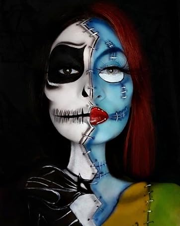 black white blue foundation