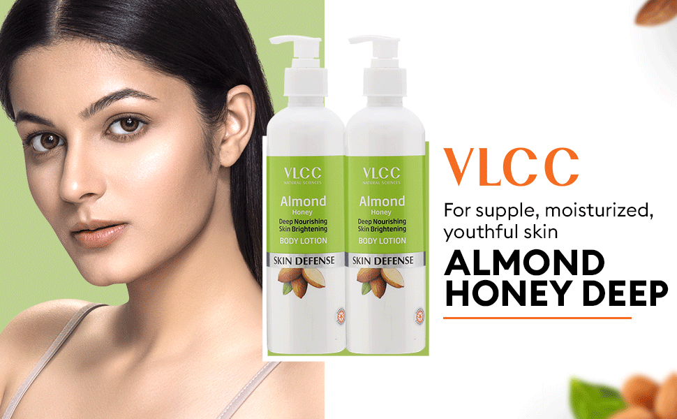 Buy VLCC Almond Honey Deep Nourishing & Skin Brightening Body Lotion
