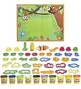 Play-Doh Animal Adventure Set, Arts and Crafts Toys for 3 Year Old Girls & Boys, 45 Tools, 10 Can...
