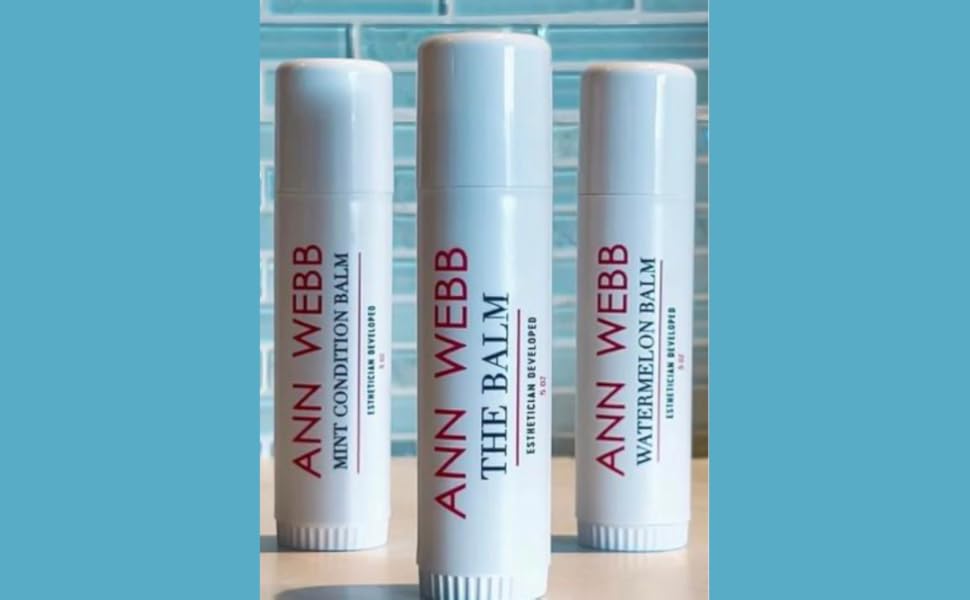Ann Webb Skin Care Products The Best LipBalm Chapstick Lip Moisture Lipstick Lip Treatment