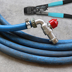 PEX crimping clamp cinch tool kit