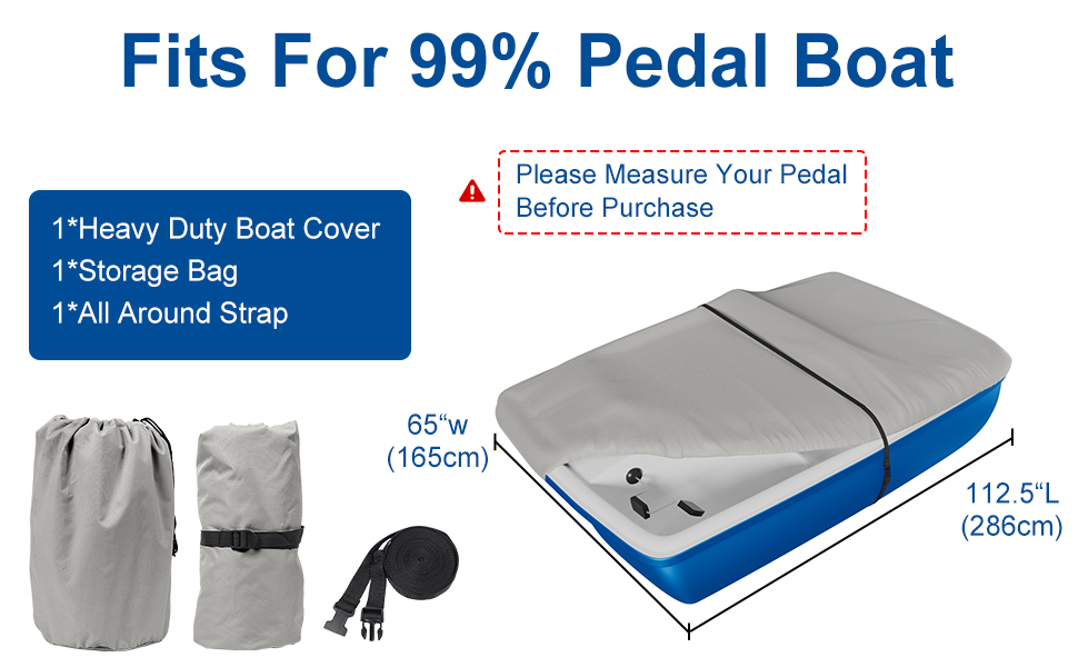 Nukugula Foldable 100 Waterproof Pedal Boat Cover Fully