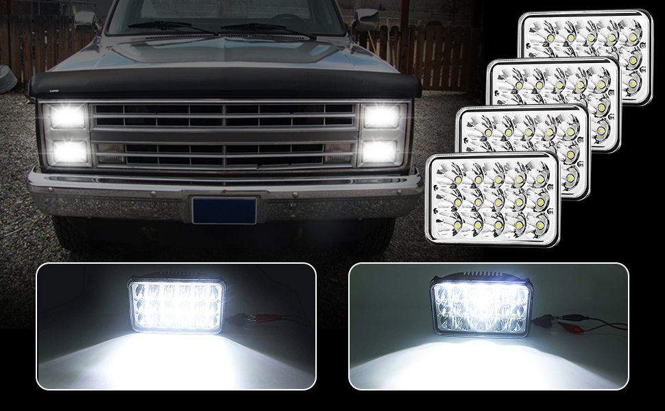 4x6 LED HEADLIGHT FOR TRUCK