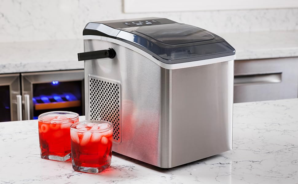 Koolatron Ice Maker 11.7KG Countertop Ice Maker Machine Ice Machine for Commercial Home Bar