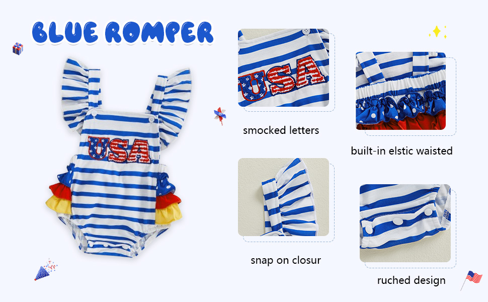 newborn girl 4th july onesie baby girl onesie 4th july outfit infant girl 4th july clothes romper