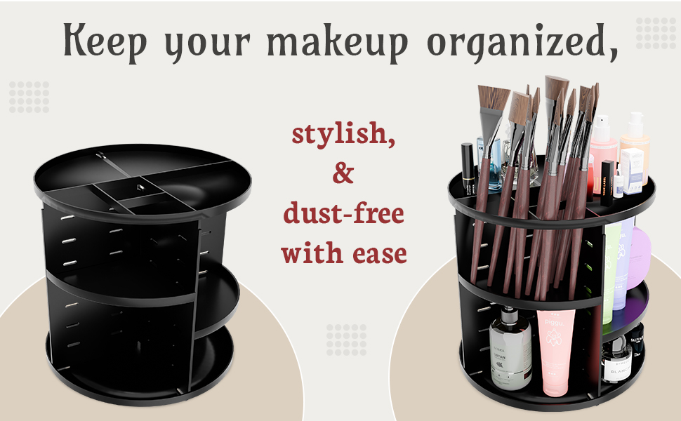 dressing table organiser